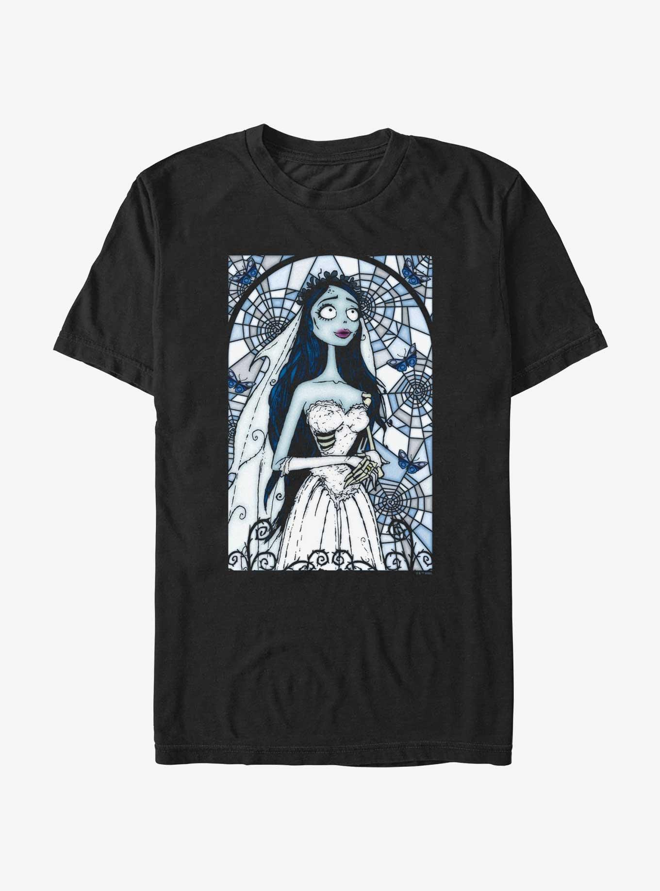 Corpse Bride Emily Stained Glass T-Shirt