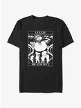 Ghostbusters Stay Puft Tarot T-Shirt, BLACK, hi-res