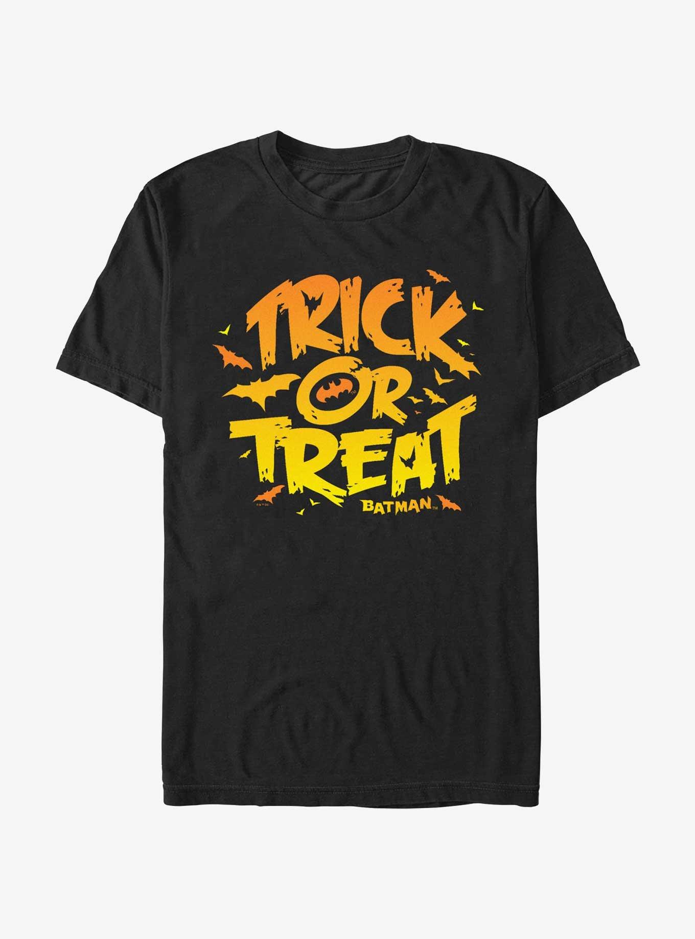 DC Comics Batman Trick Or Treat Bats T-Shirt, BLACK, hi-res