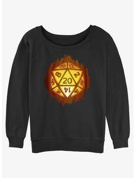Dungeons & Dragons Dice Pumpkin Slouchy Sweatshirt, , hi-res