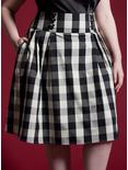 Her Universe Disney Mickey Mouse Checkered Retro Skirt Plus Size Her Universe Exclusive, IVORY  BLACK, hi-res