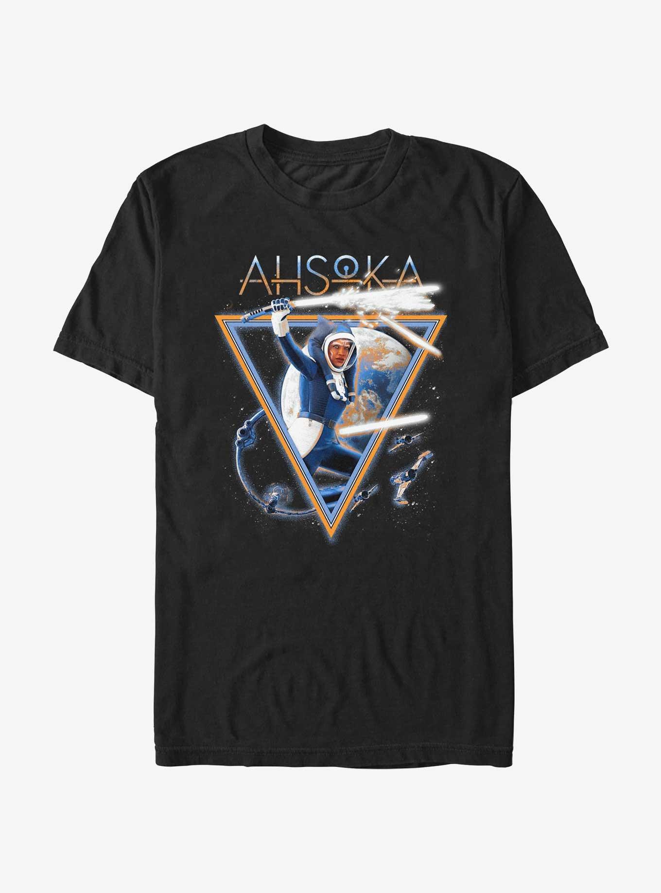 Star Wars Ahsoka In Space Big & Tall T-Shirt BoxLunch Web Exclusive, BLACK, hi-res