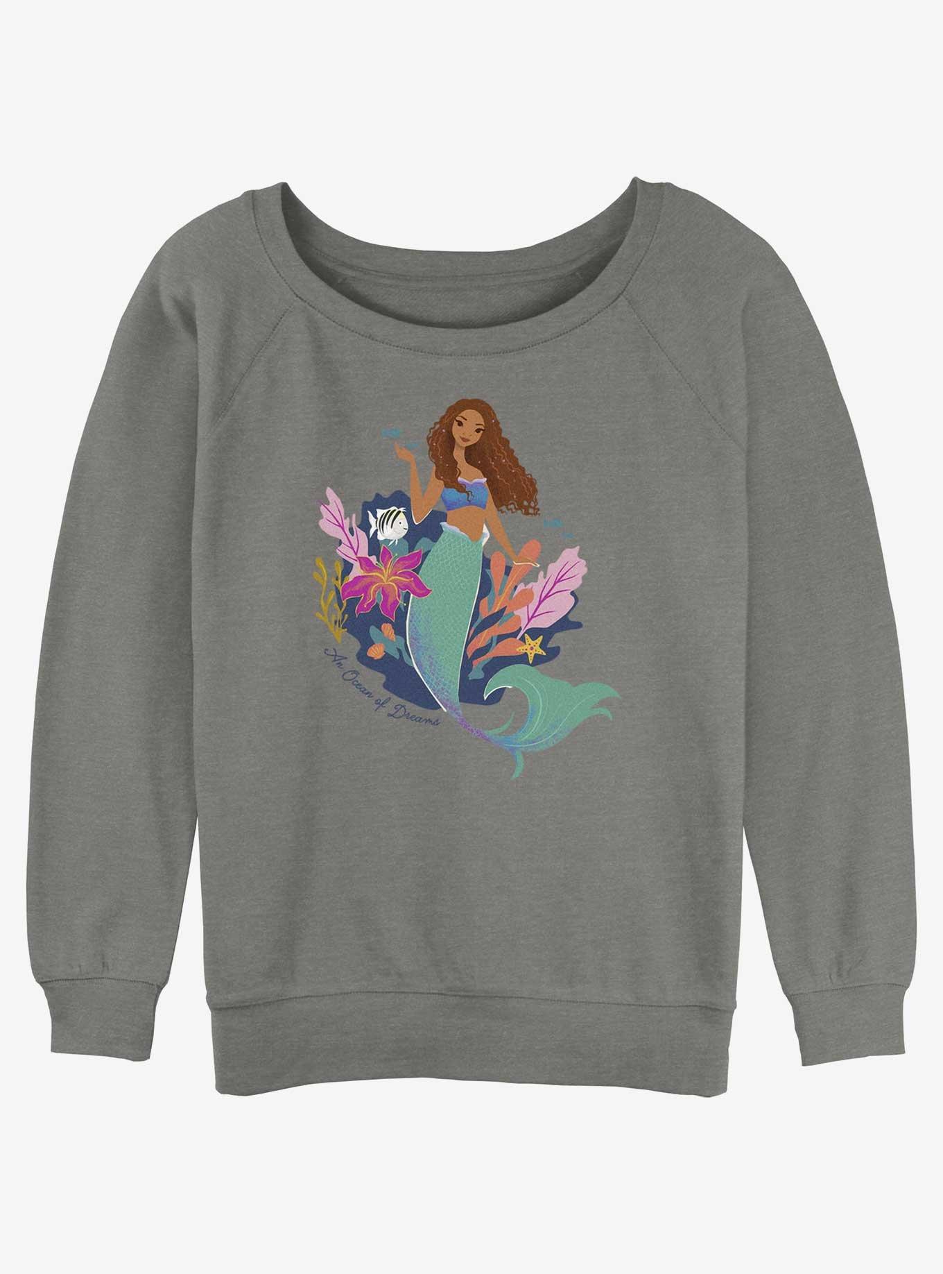 Disney The Little Mermaid An Ocean Of Dreams Girls Slouchy Sweatshirt, , hi-res
