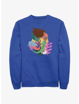 Disney The Little Mermaid Ariel With Flounder Sweatshirt, , hi-res