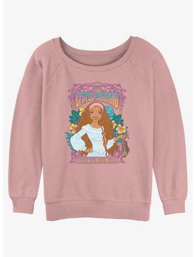 Disney The Little Mermaid Ariel Trust Your Inner Voice Girls Slouchy Sweatshirt, , hi-res