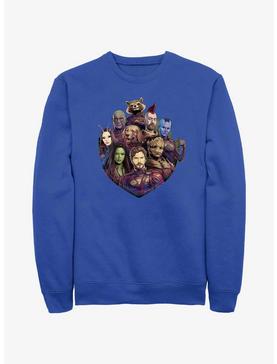 Marvel Guardians Of The Galaxy Badge Group Sweatshirt, , hi-res