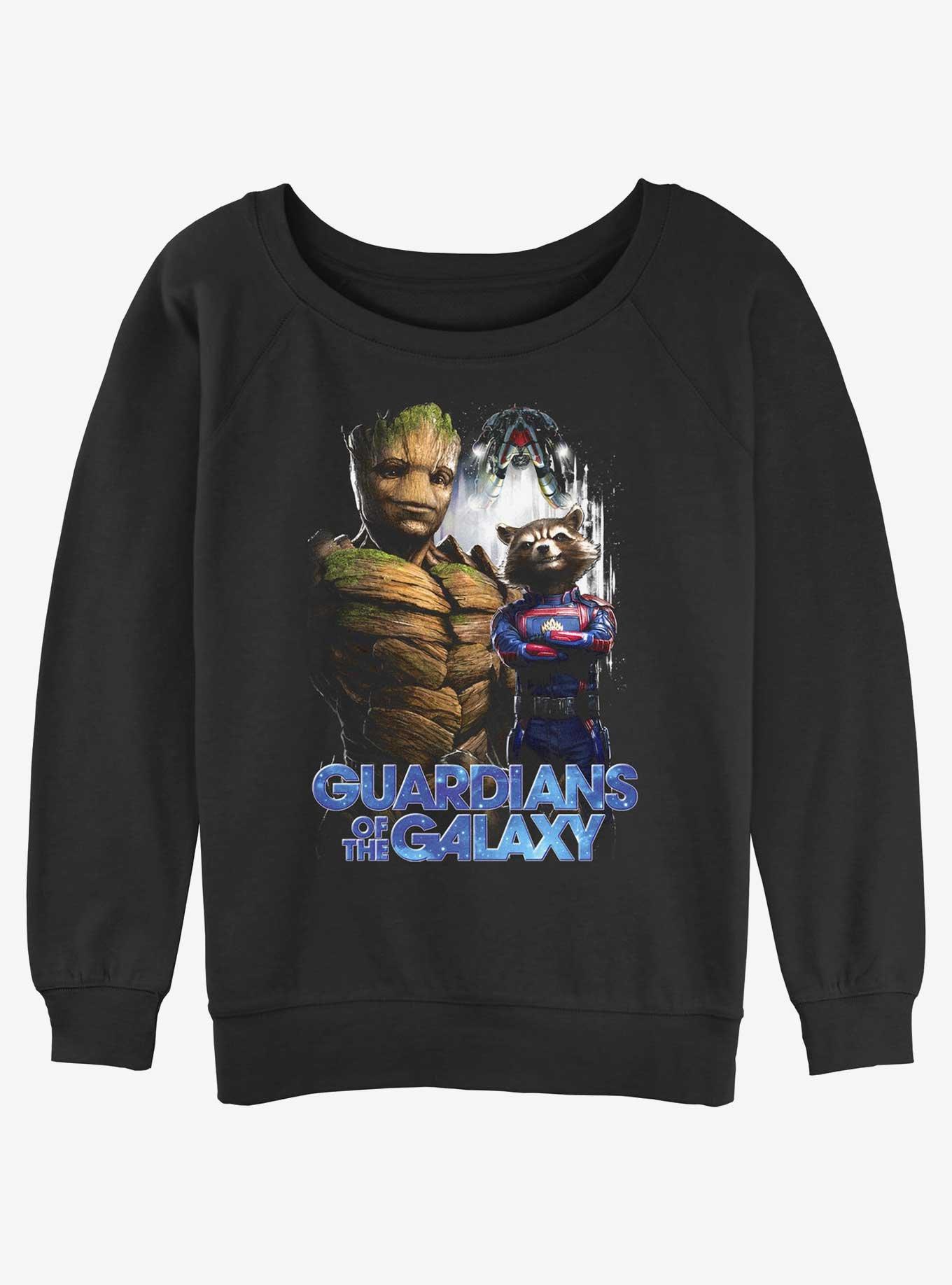 Marvel Guardians Of The Galaxy Oh Yeah Girls Slouchy Sweatshirt