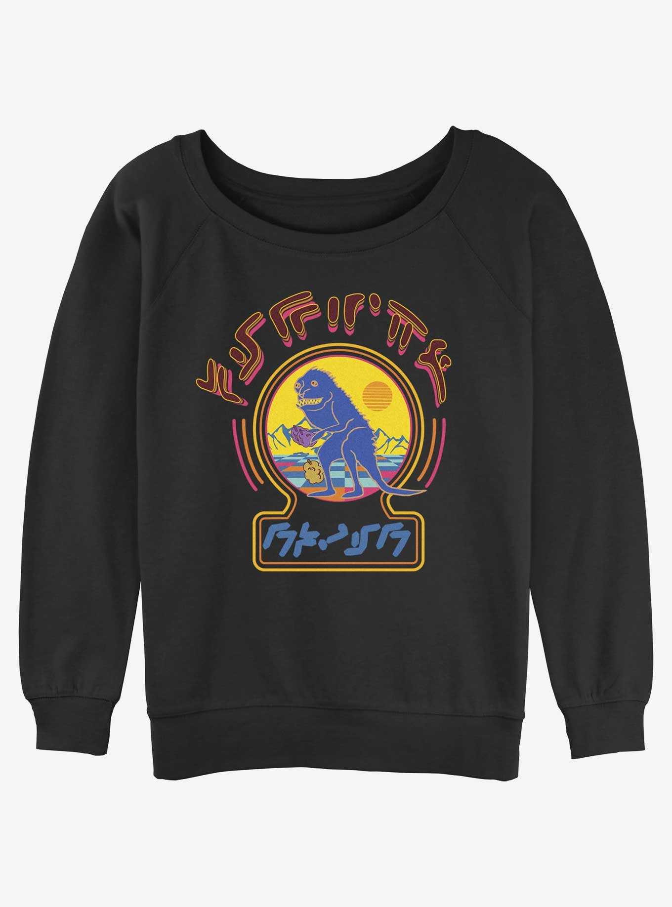 Marvel Guardians Of The Galaxy Creature Band Girls Slouchy Sweatshirt, , hi-res