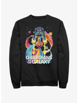 Marvel Guardians Of The Galaxy Psychedelic Ship Sweatshirt, , hi-res