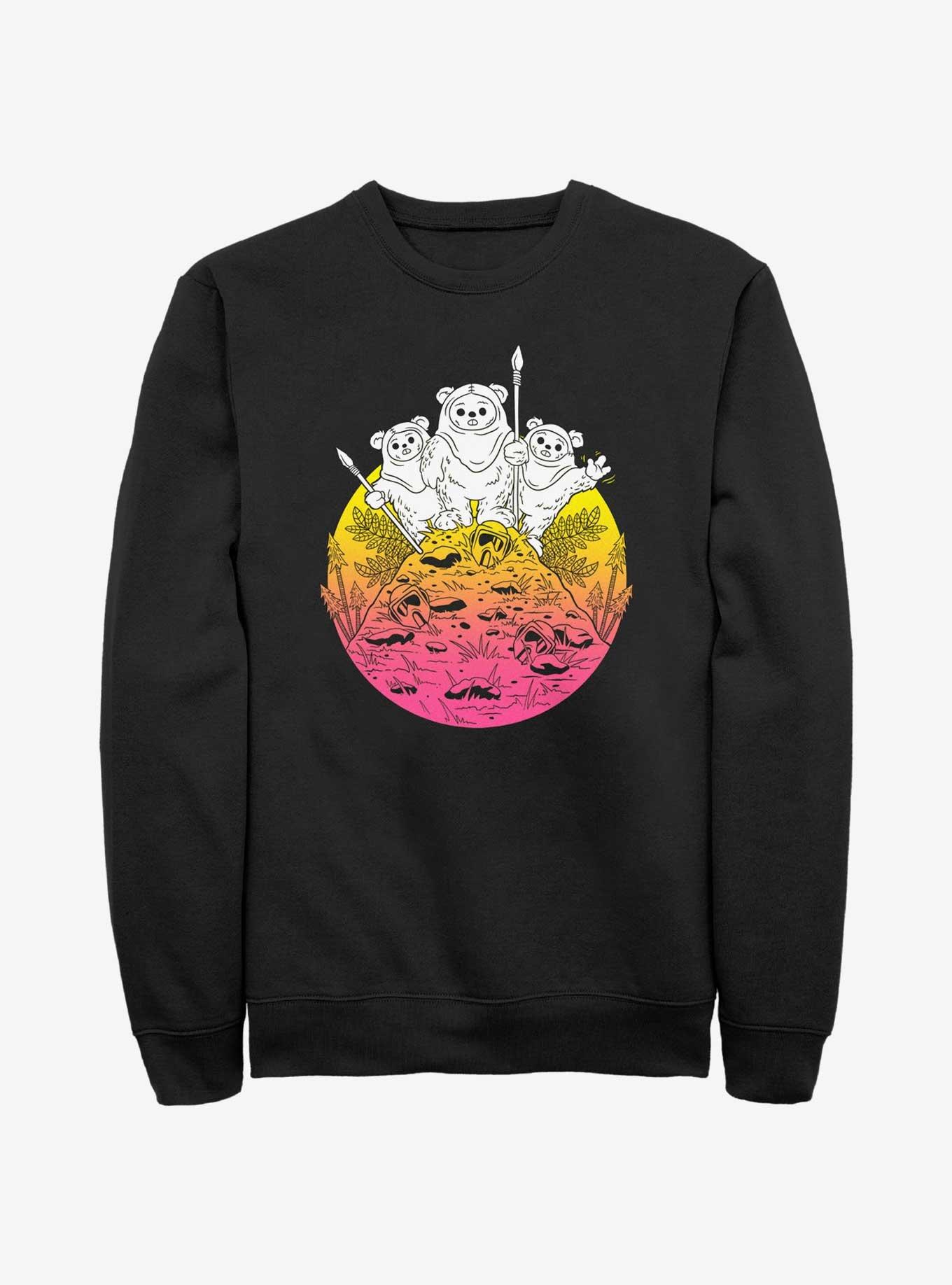 Star Wars Ewoks Rule Sweatshirt, BLACK, hi-res
