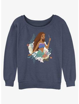 Disney The Little Mermaid Ariel With The Dinglehopper Girls Slouchy Sweatshirt, , hi-res