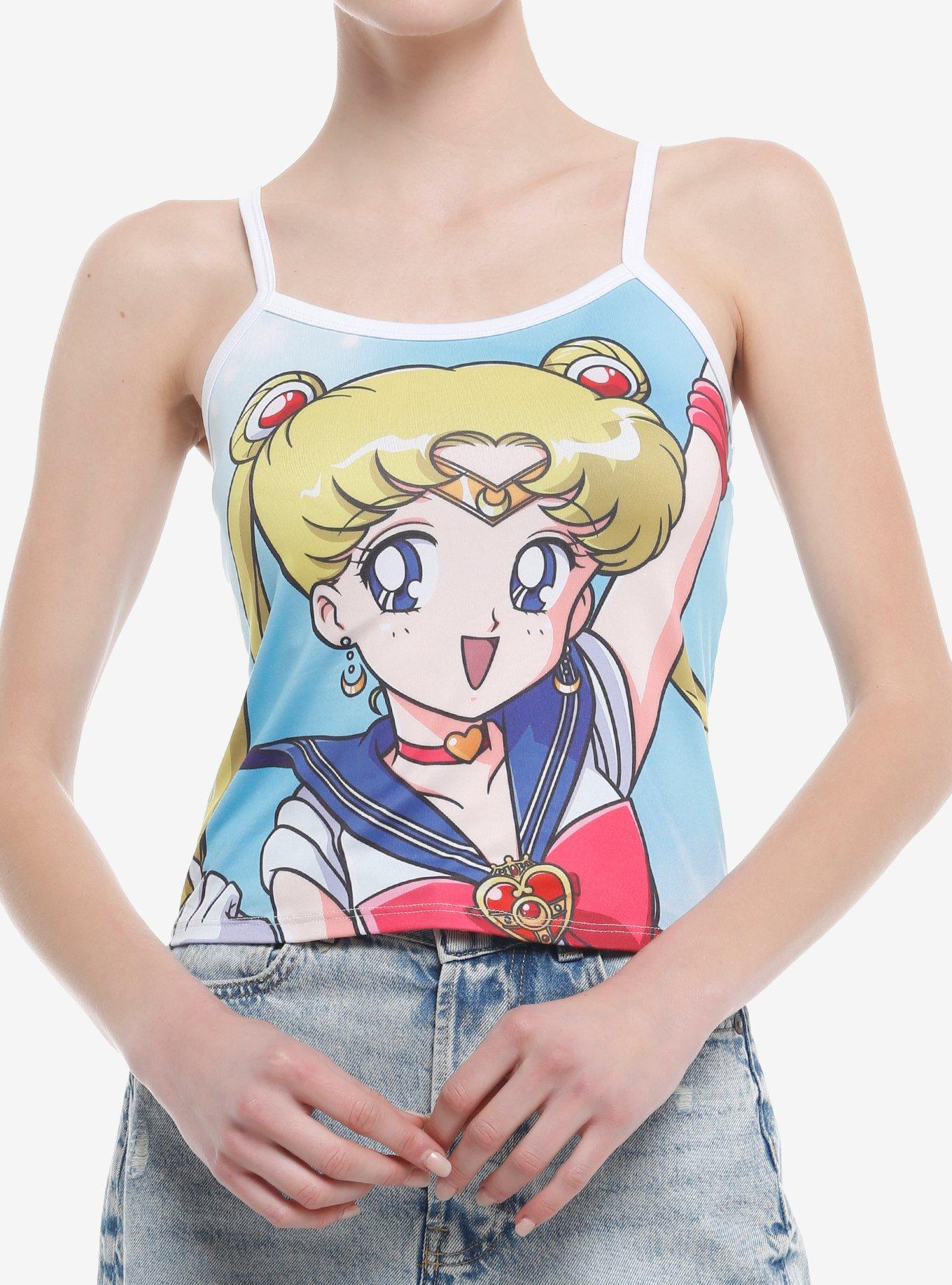 Pretty Guardian Sailor Moon Jumbo Graphic Girls Cami, MULTI, hi-res
