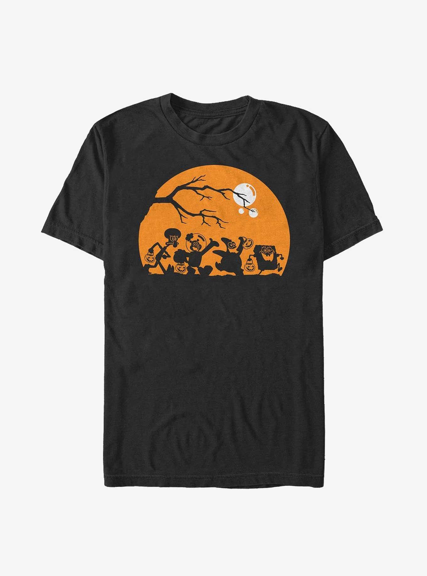 SpongeBob SquarePants Trick Or Treat Silhouette T-Shirt