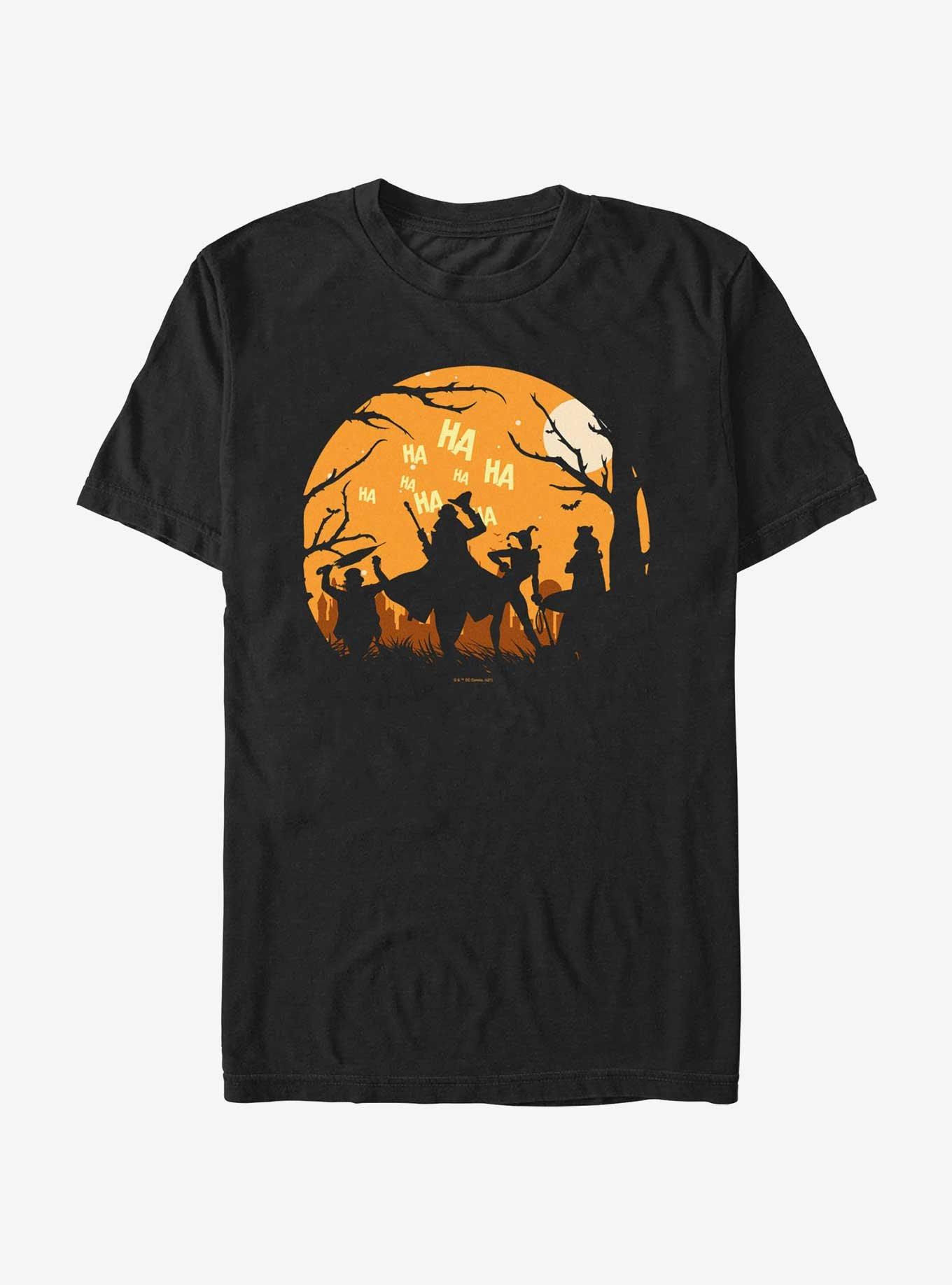 DC Comics Batman Villain Silhouette T-Shirt, BLACK, hi-res