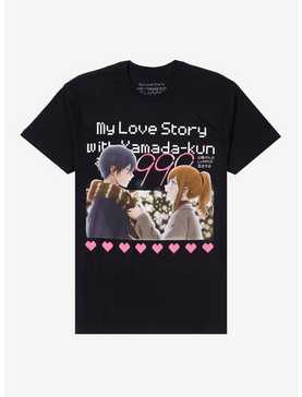 My Love Story With Yamada-Kun At Lv999 Hearts T-Shirt, , hi-res