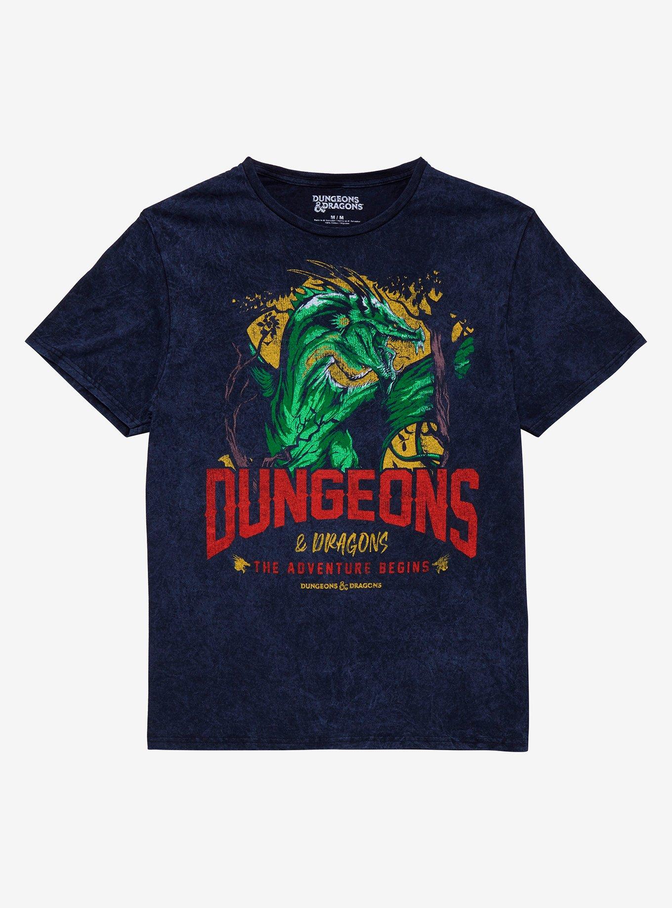 Dungeons & Dragons The Adventure Begins T-Shirt, GREY, hi-res