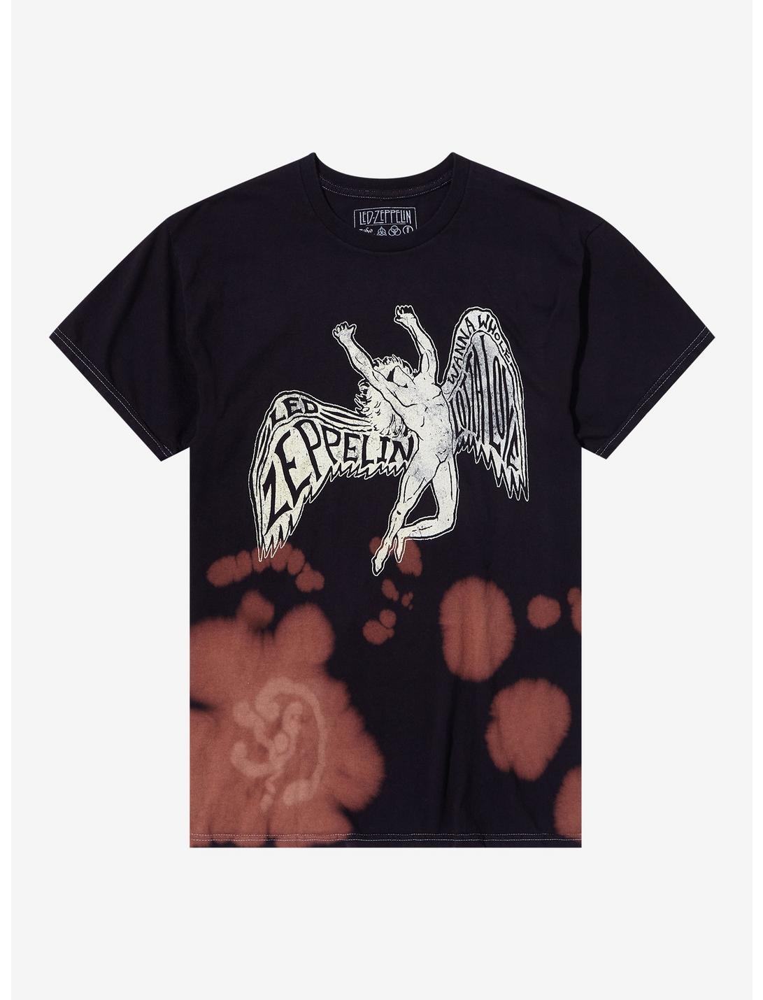 Led Zeppelin Icarus Splash-Dye Boyfriend Fit Girls T-Shirt, MULTI, hi-res