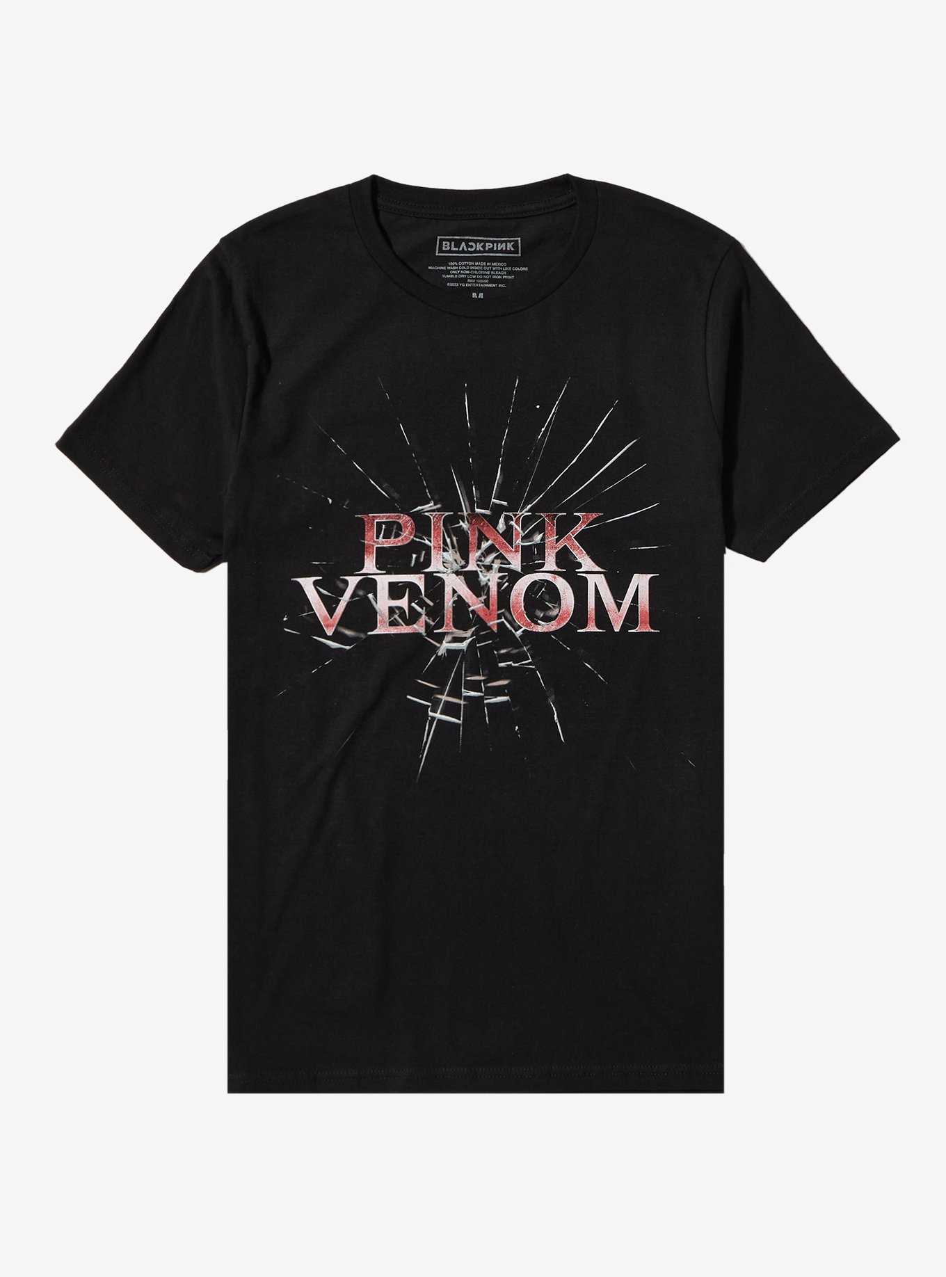 BLACKPINK Pink Venom Spiderweb Boyfriend Fit Girls T-Shirt, , hi-res