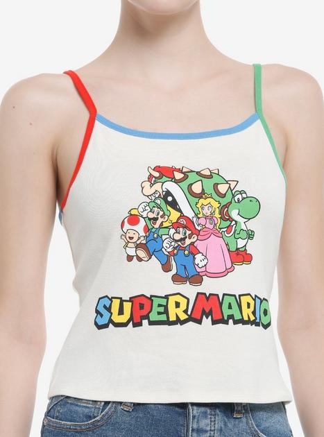 Super Mario Bros. Color-Block Girls Cami | Hot Topic
