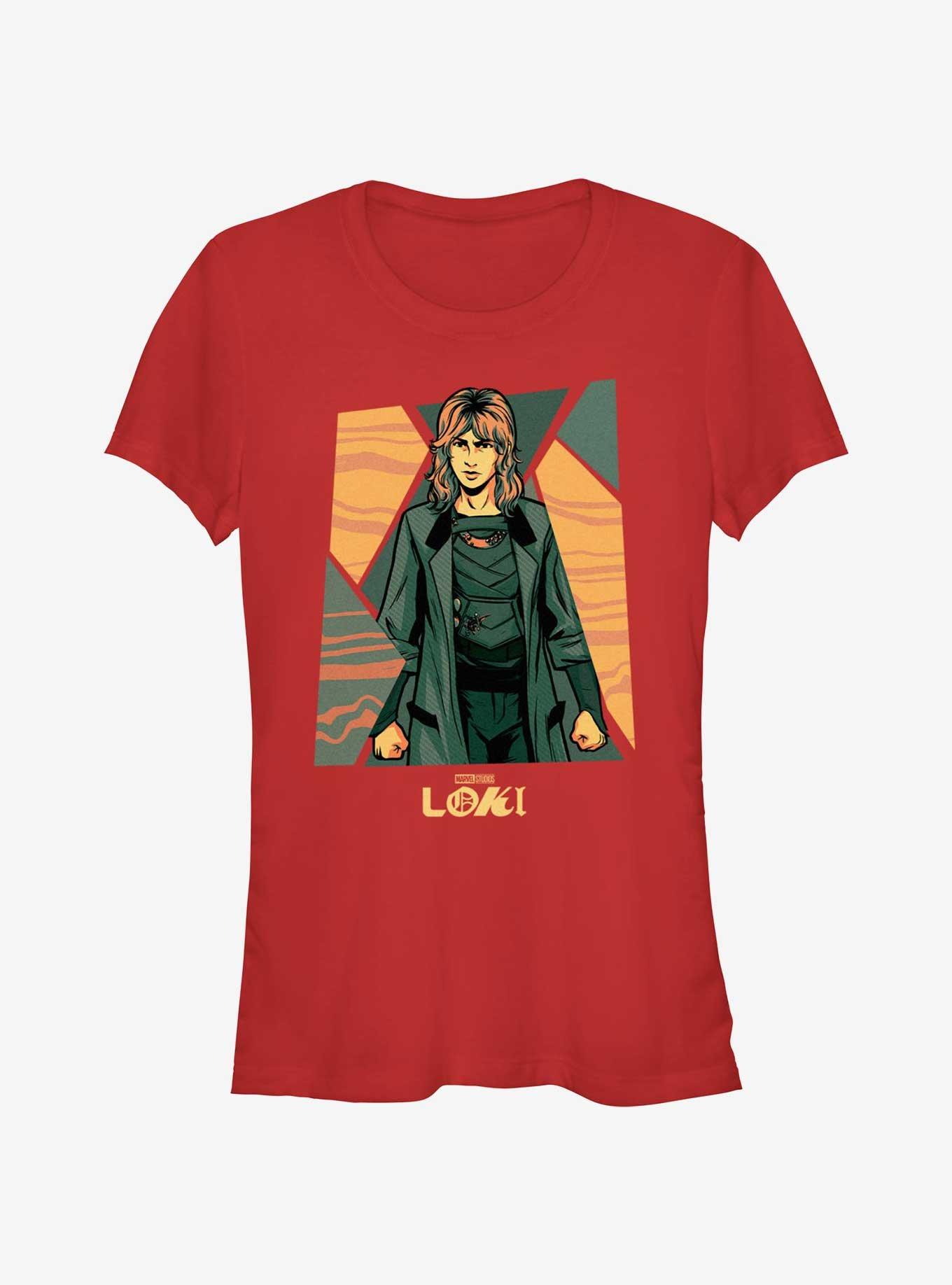 Marvel Loki Sylvie Hero Poster Girls T-Shirt, , hi-res