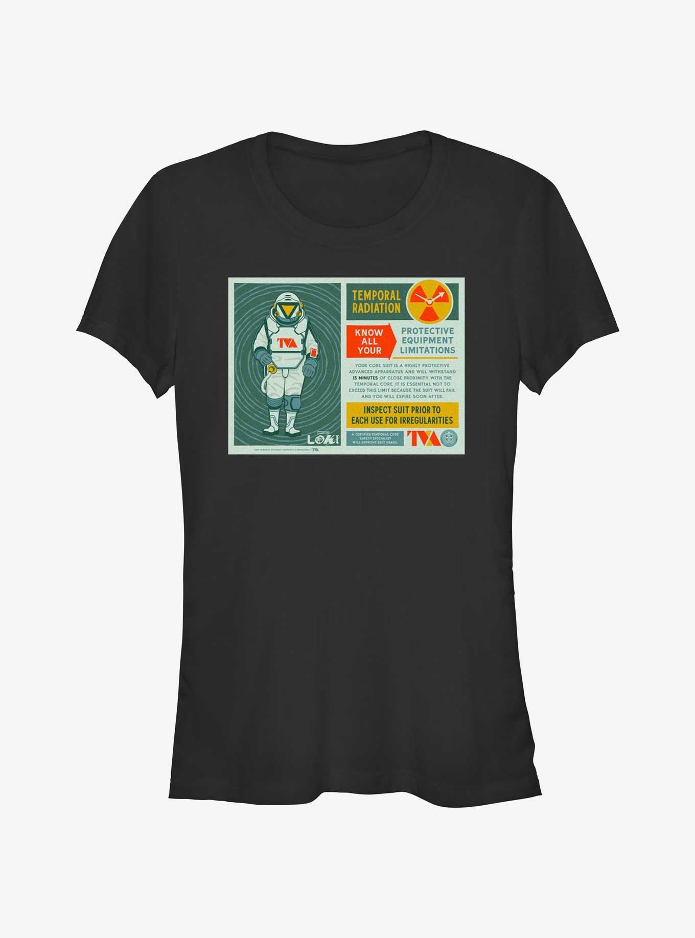 Marvel Loki Protective Equipment Infographic Girls T-Shirt, , hi-res