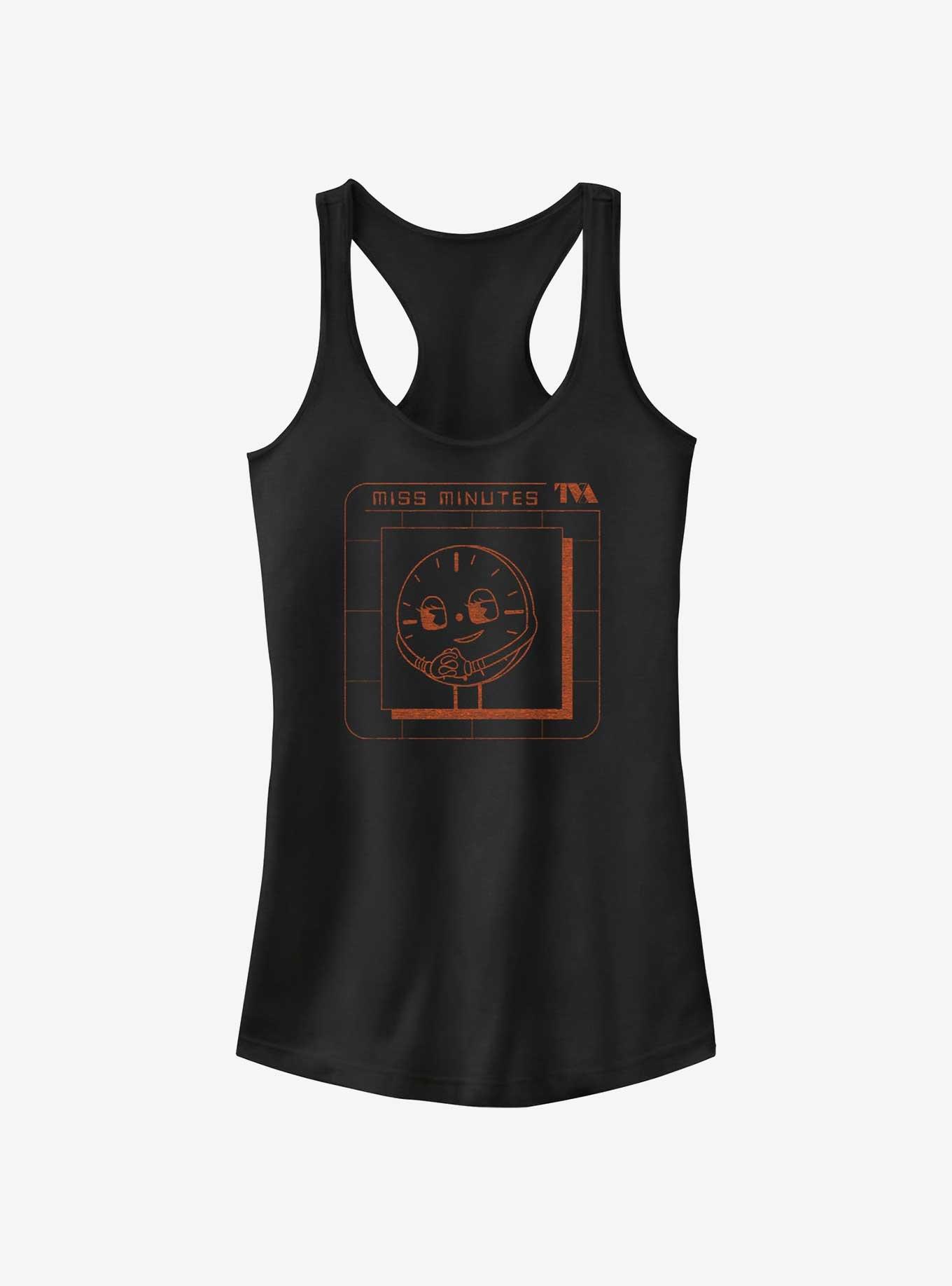 Marvel Loki Miss Minutes TVA Girls Tank, BLACK, hi-res