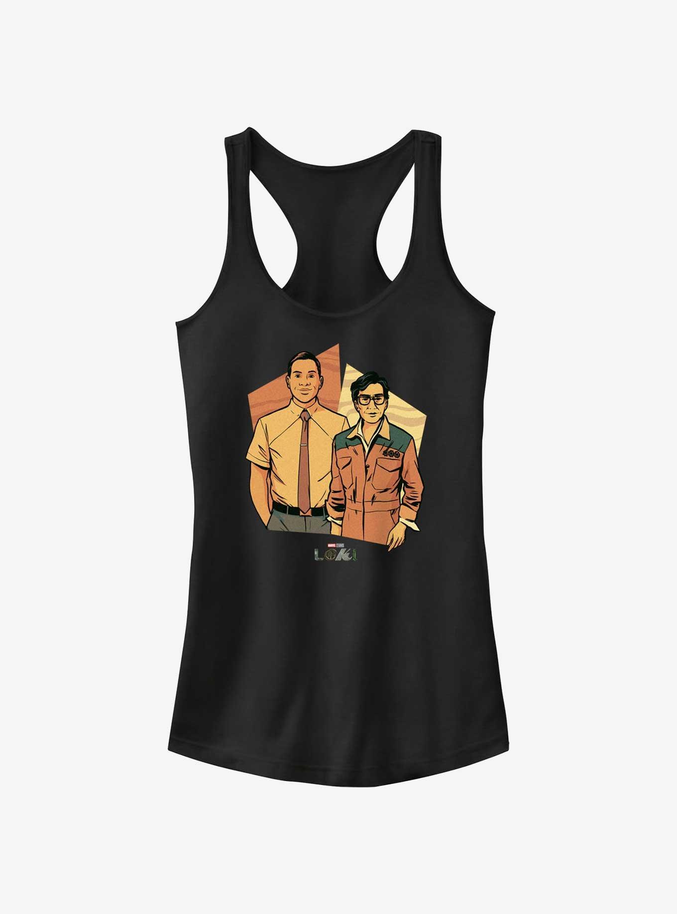 Marvel Loki Casey and TVA Archivist Girls Tank - BLACK | Hot Topic