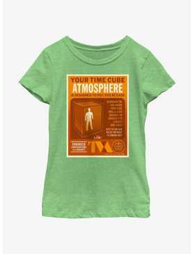 Marvel Loki Time Cube Atmosphere Infographic Poster Youth Girls T-Shirt, , hi-res