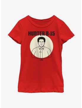 Marvel Loki Line Drawing Hunter B-15 Portrait Youth Girls T-Shirt, , hi-res
