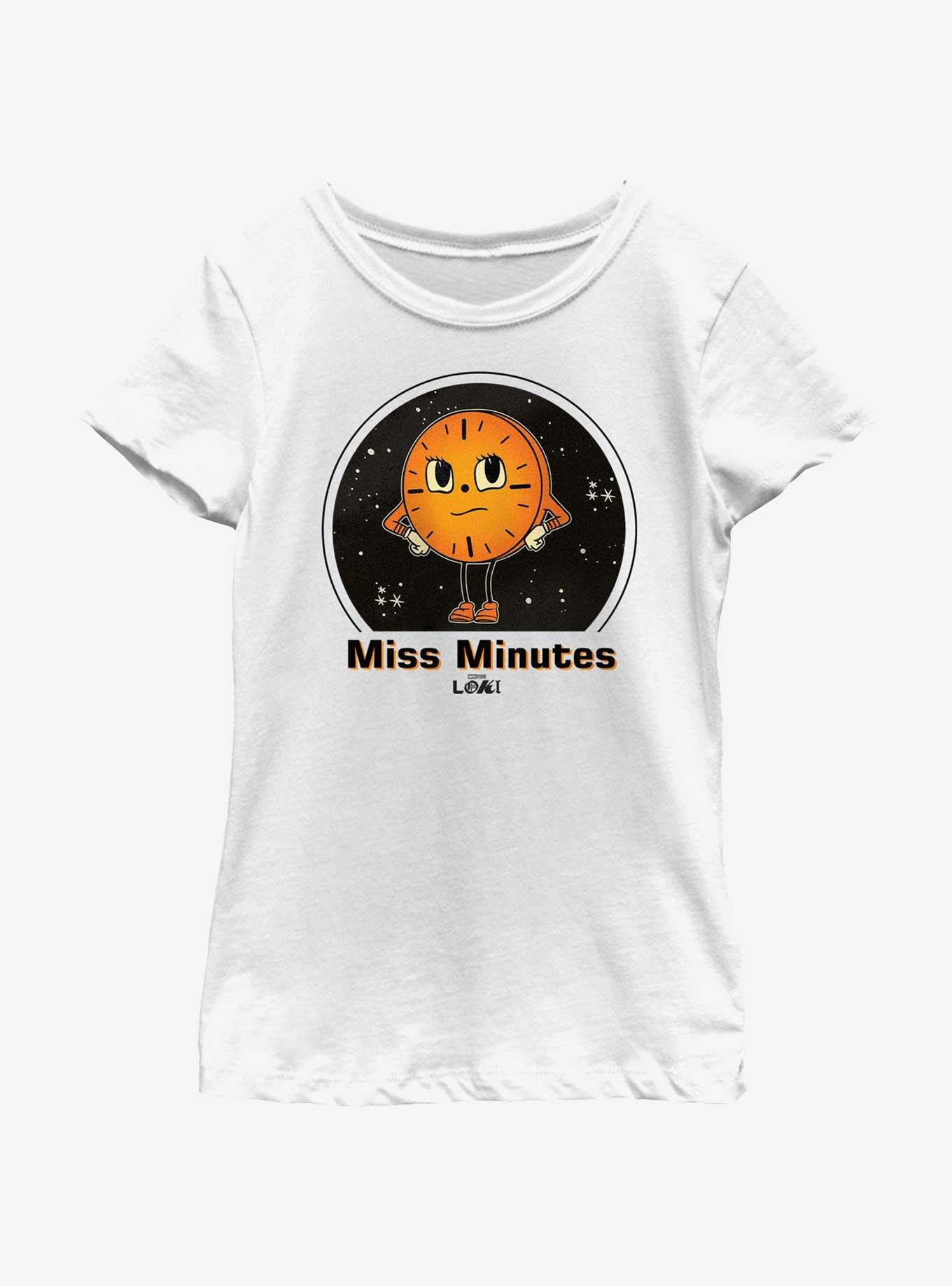 Marvel Loki Miss Minutes Upset Youth Girls T-Shirt, WHITE, hi-res