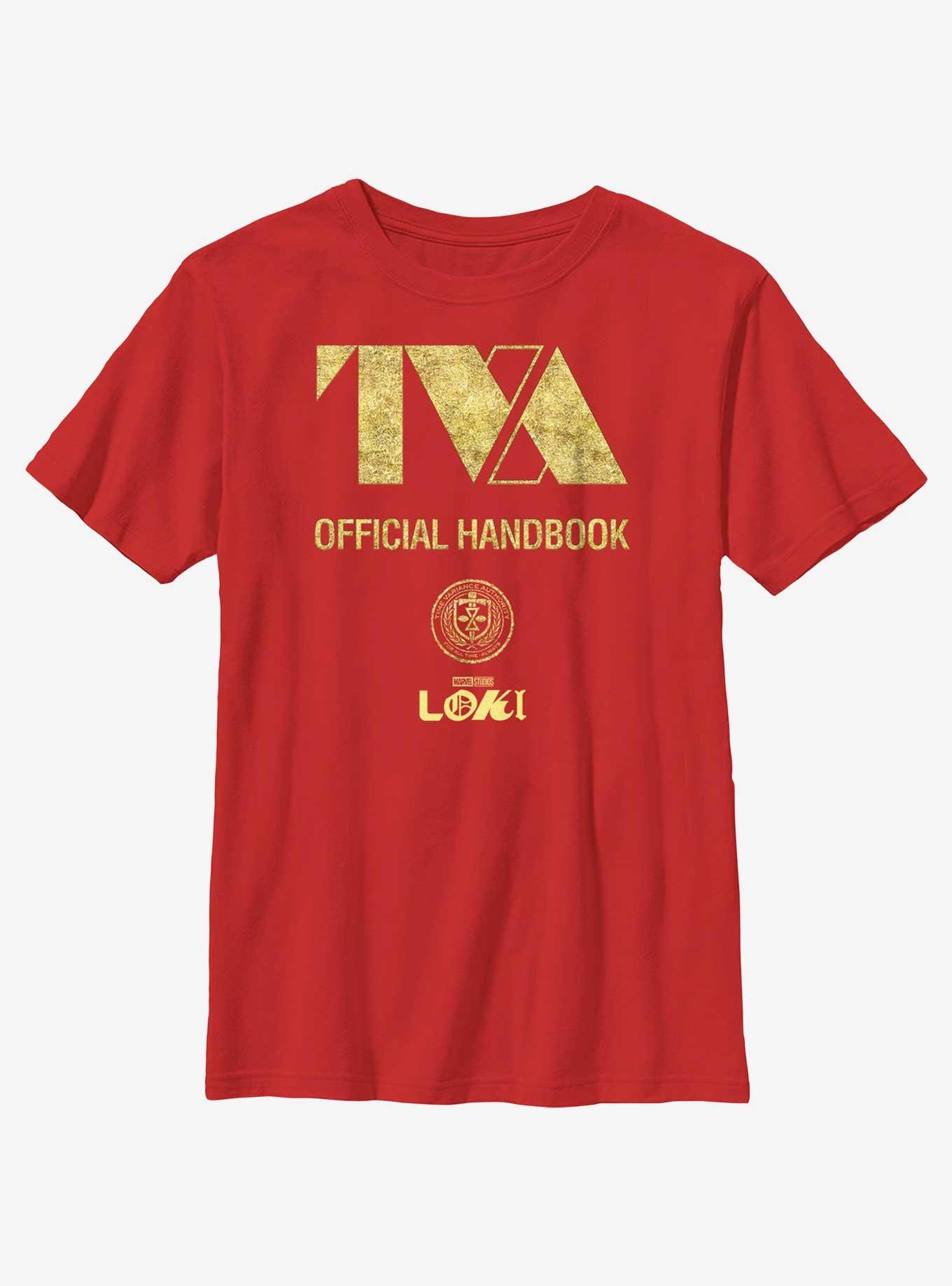 Marvel Loki TVA Official Handbook Youth T-Shirt, , hi-res