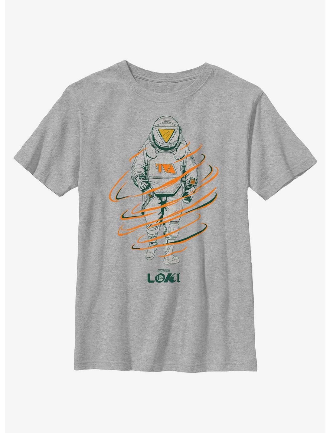 Marvel Loki TVA Astrosuit Youth T-Shirt, ATH HTR, hi-res