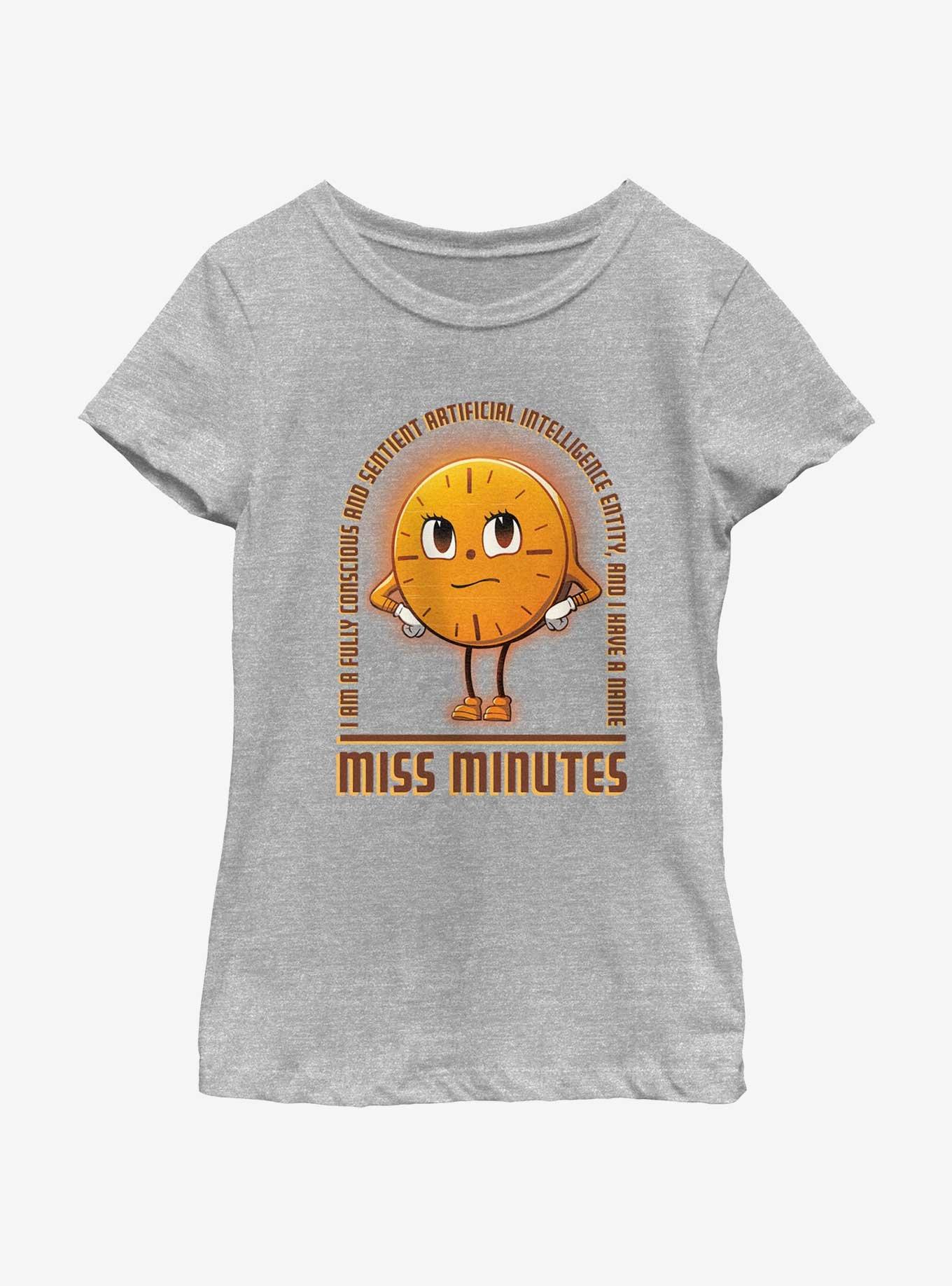 Marvel Loki Sentient AI Miss Minutes Youth Girls T-Shirt, , hi-res