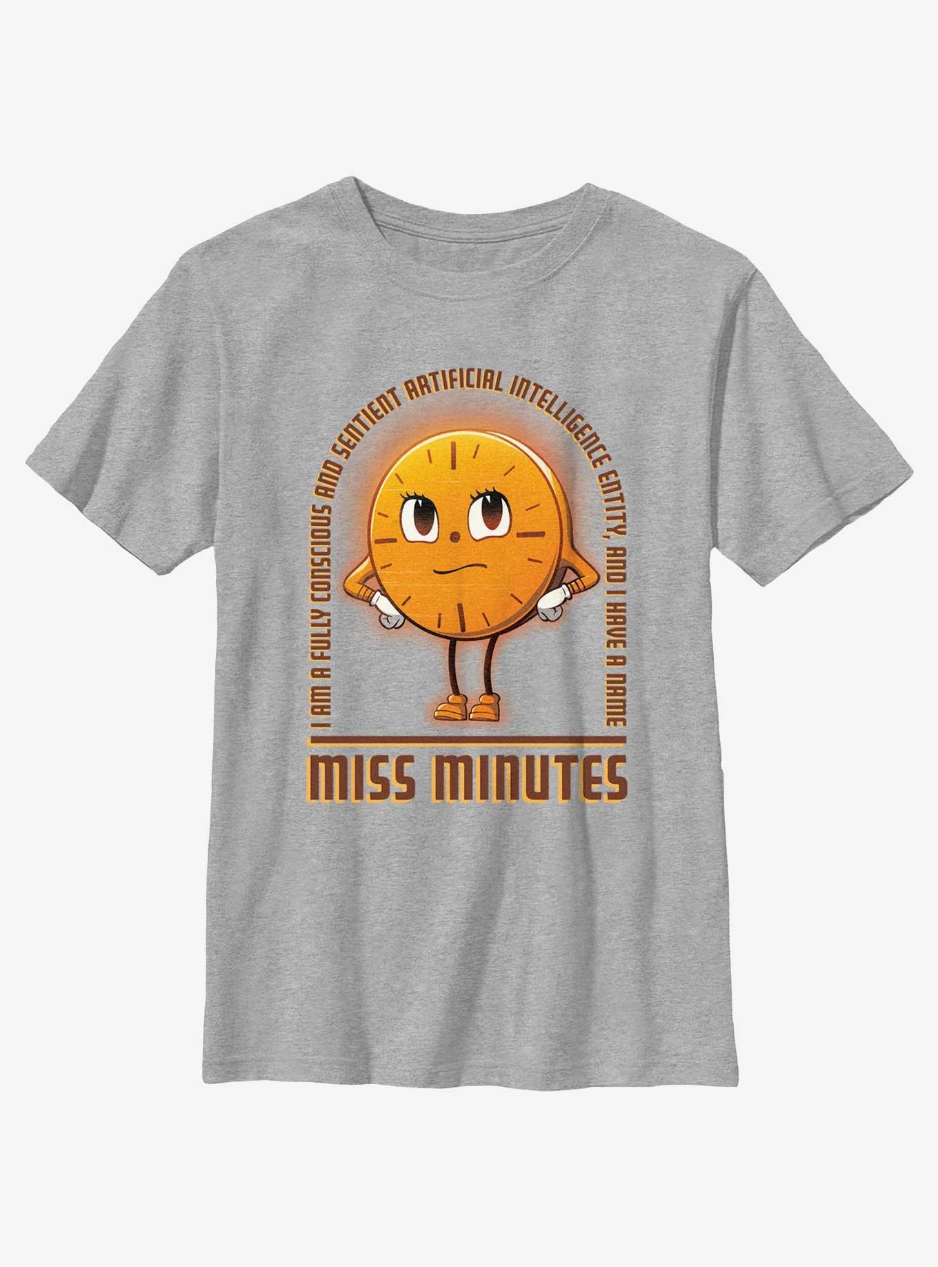 Marvel Loki Sentient AI Miss Minutes Youth T-Shirt, , hi-res