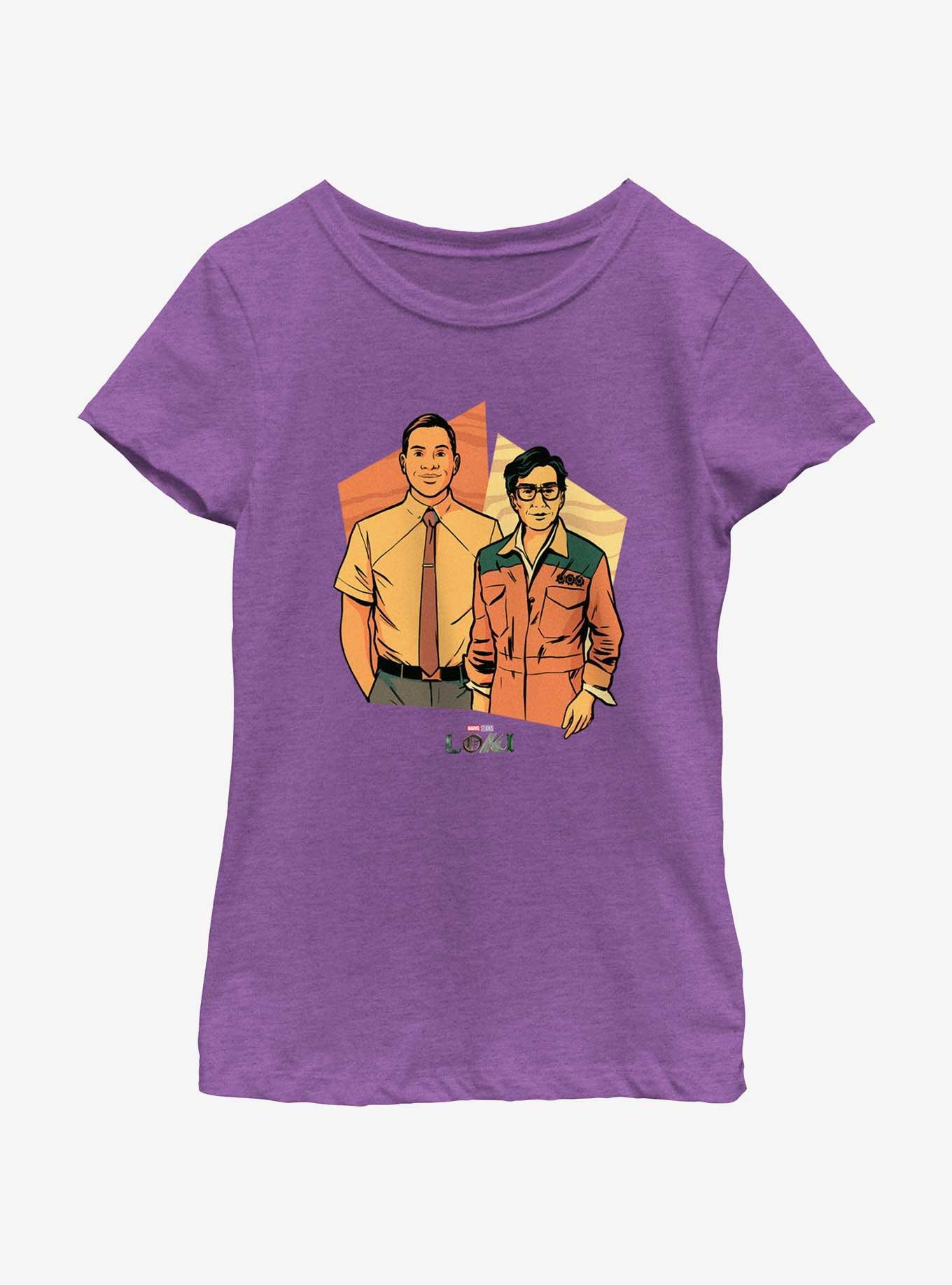 Marvel Loki Casey and TVA Archivist Youth Girls T-Shirt, , hi-res