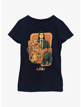 Marvel Loki TVA Group Badge Youth Girls T-Shirt, , hi-res