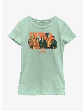 Marvel Loki TVA Groupshot Youth Girls T-Shirt, , hi-res
