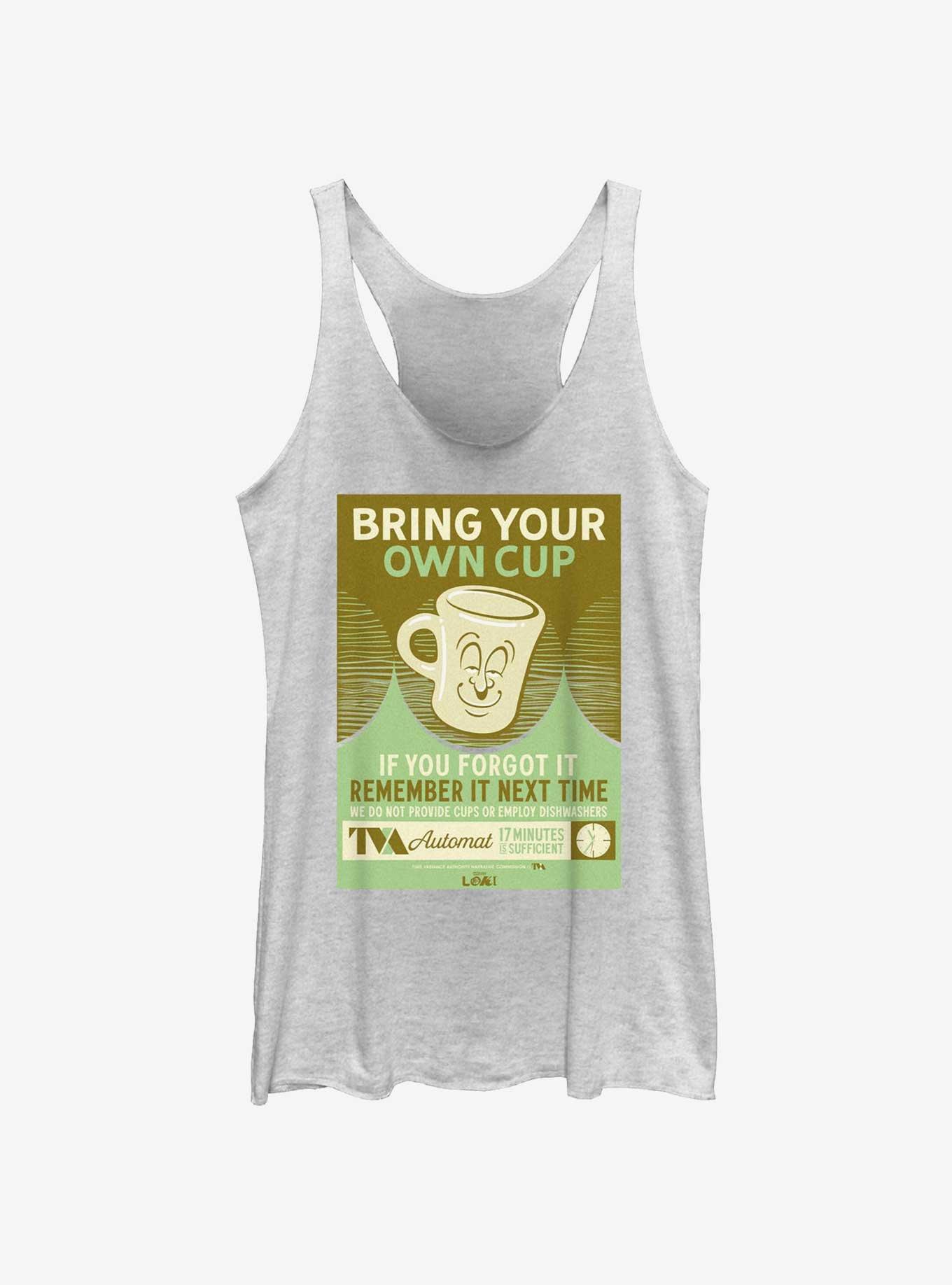 Marvel Loki Bring Your Own Cup Poster Womens Tank Top, , hi-res