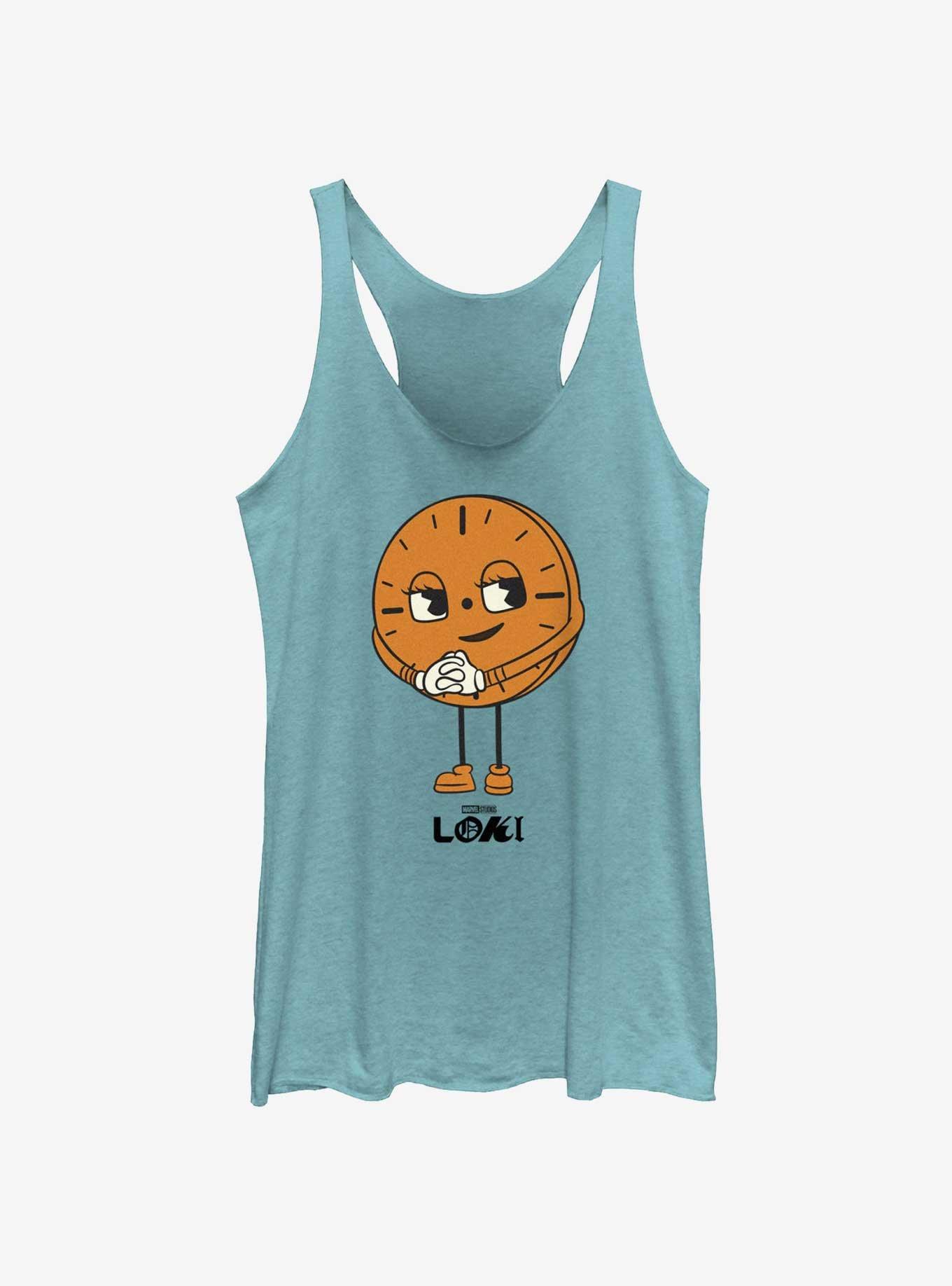 Marvel Loki Mischievous Miss Minutes Womens Tank Top, TAHI BLUE, hi-res