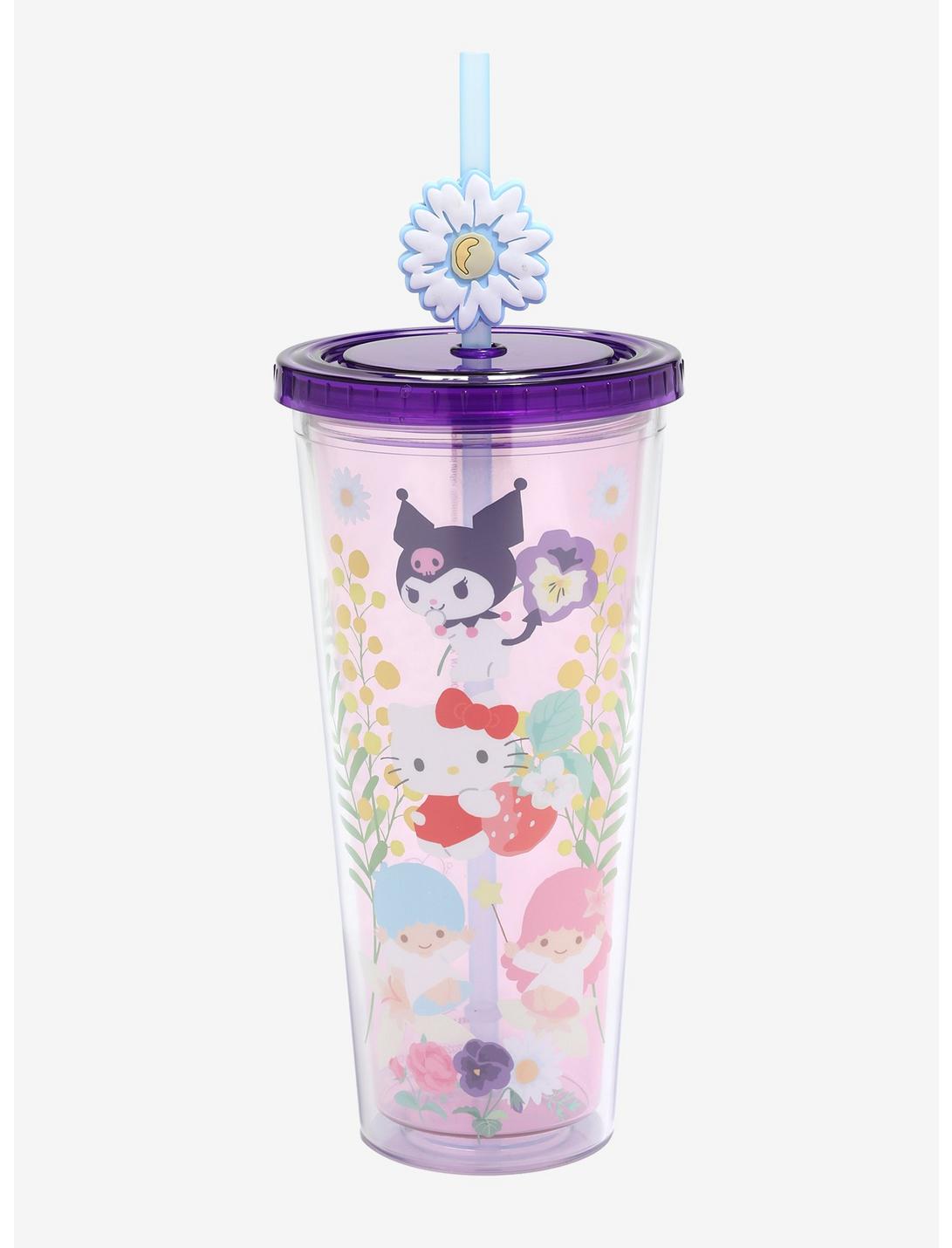 Hello Kitty And Friends Flower Fruit Acrylic Travel Cup, , hi-res