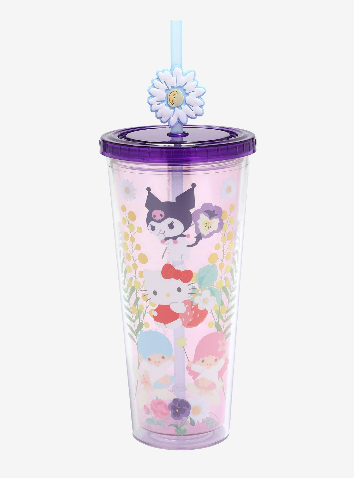 Hello Kitty And Friends Flower Fruit Acrylic Travel Cup, , hi-res