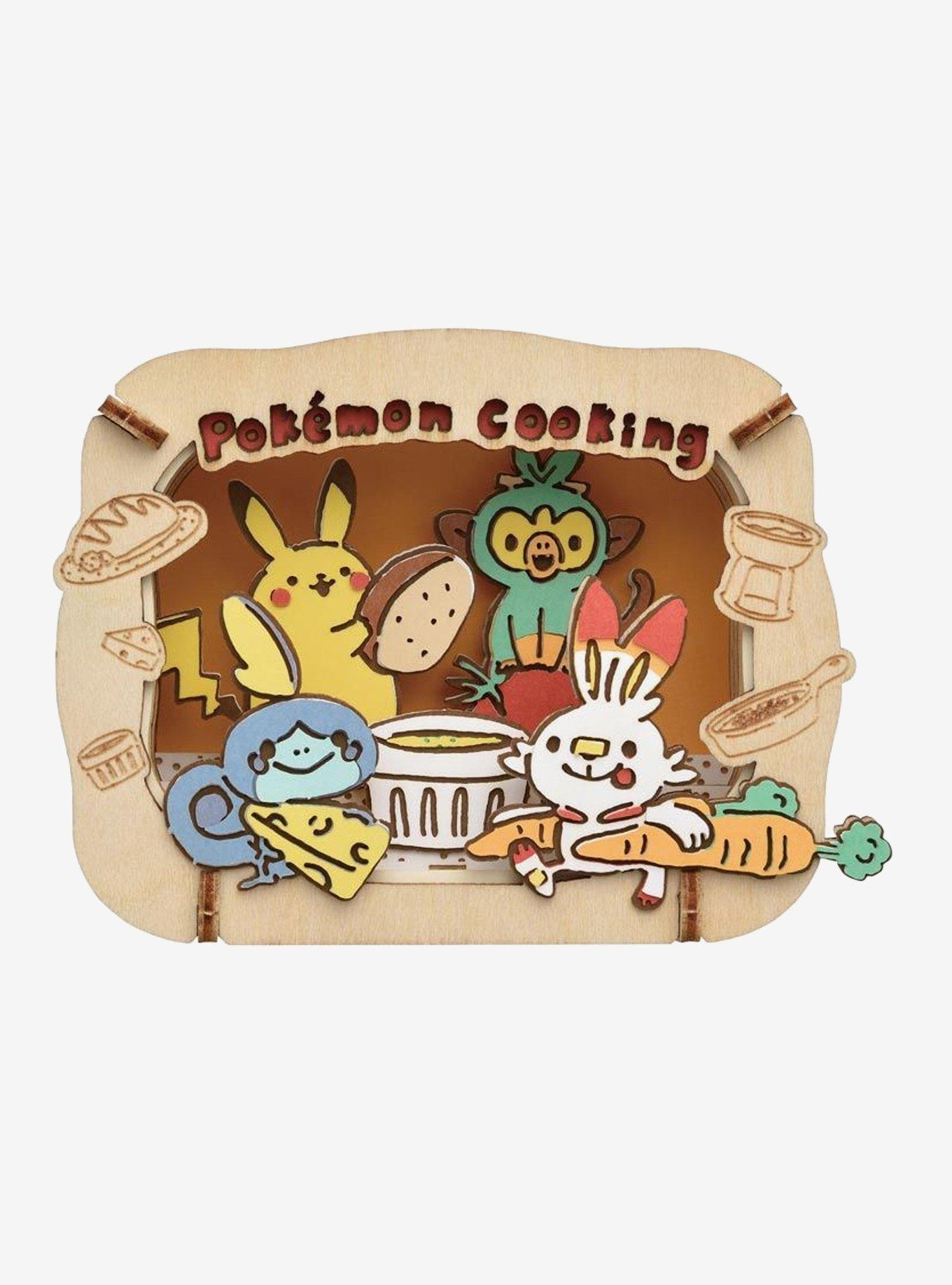 Ensky Pok&eacute;mon Cooking Wood Style Paper Theater Kit, , hi-res