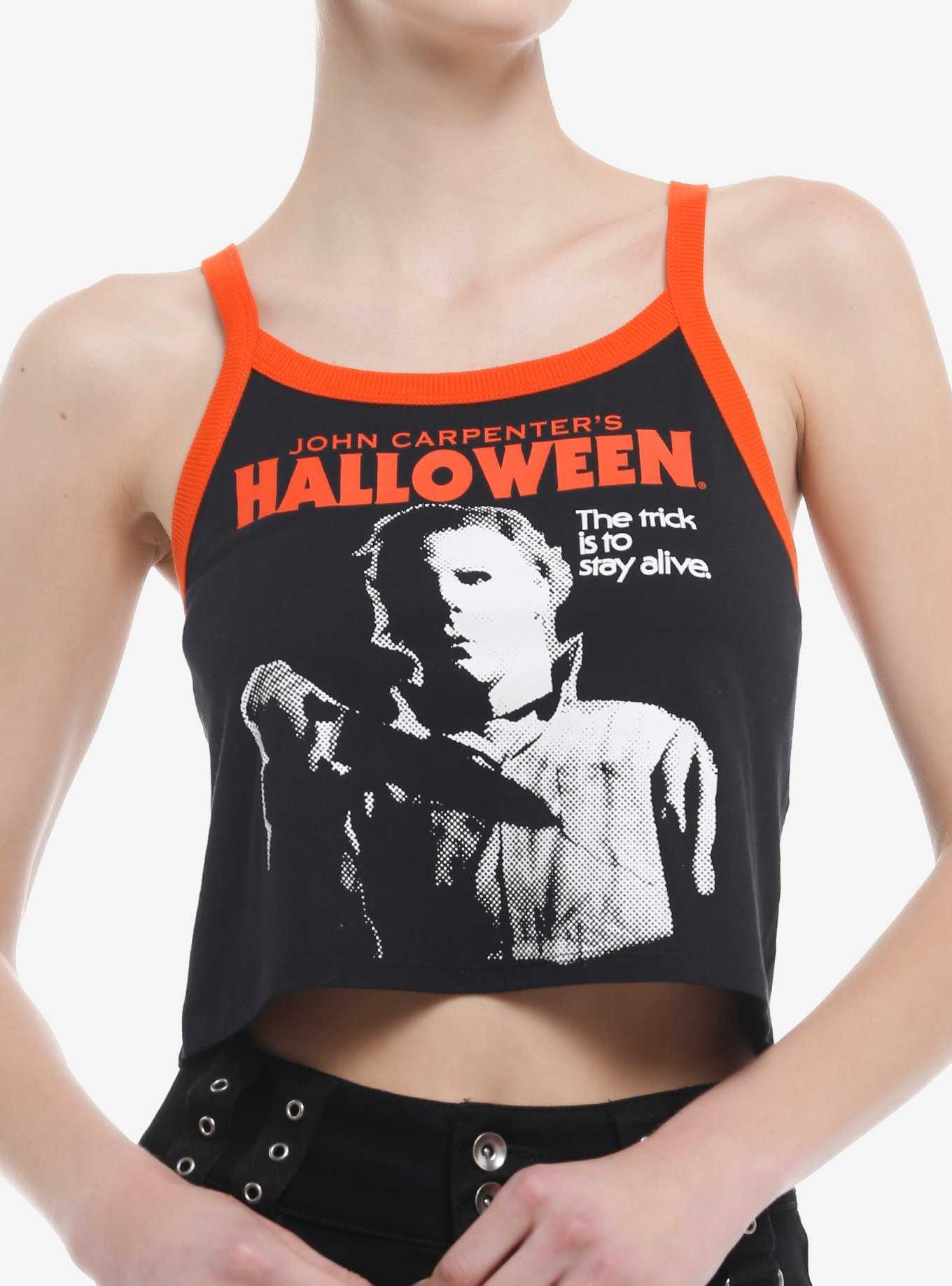 Halloween Michael Myers Girls Crop Cami, , hi-res