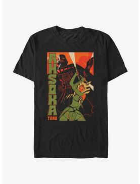Star Wars Ahsoka Darth Vader Comic Style Battle T-Shirt, , hi-res