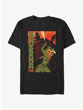 Star Wars Ahsoka Darth Vader Comic Style Battle T-Shirt, , hi-res