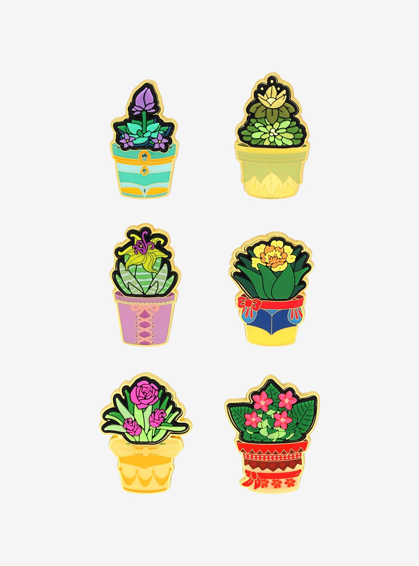 Disney Princess Flower Pot Mystery Enamel Pin — BoxLunch Exclusive
