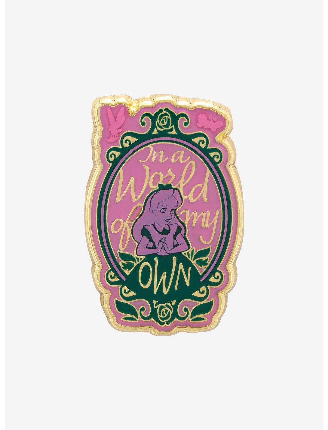Loungefly Disney Alice in Wonderland In a World of My Own Enamel Pin - BoxLunch Exclusive, , hi-res