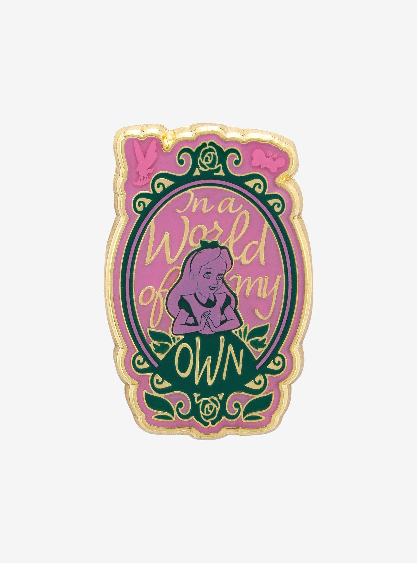 Loungefly Disney Alice in Wonderland In a World of My Own Enamel Pin - BoxLunch Exclusive, , hi-res