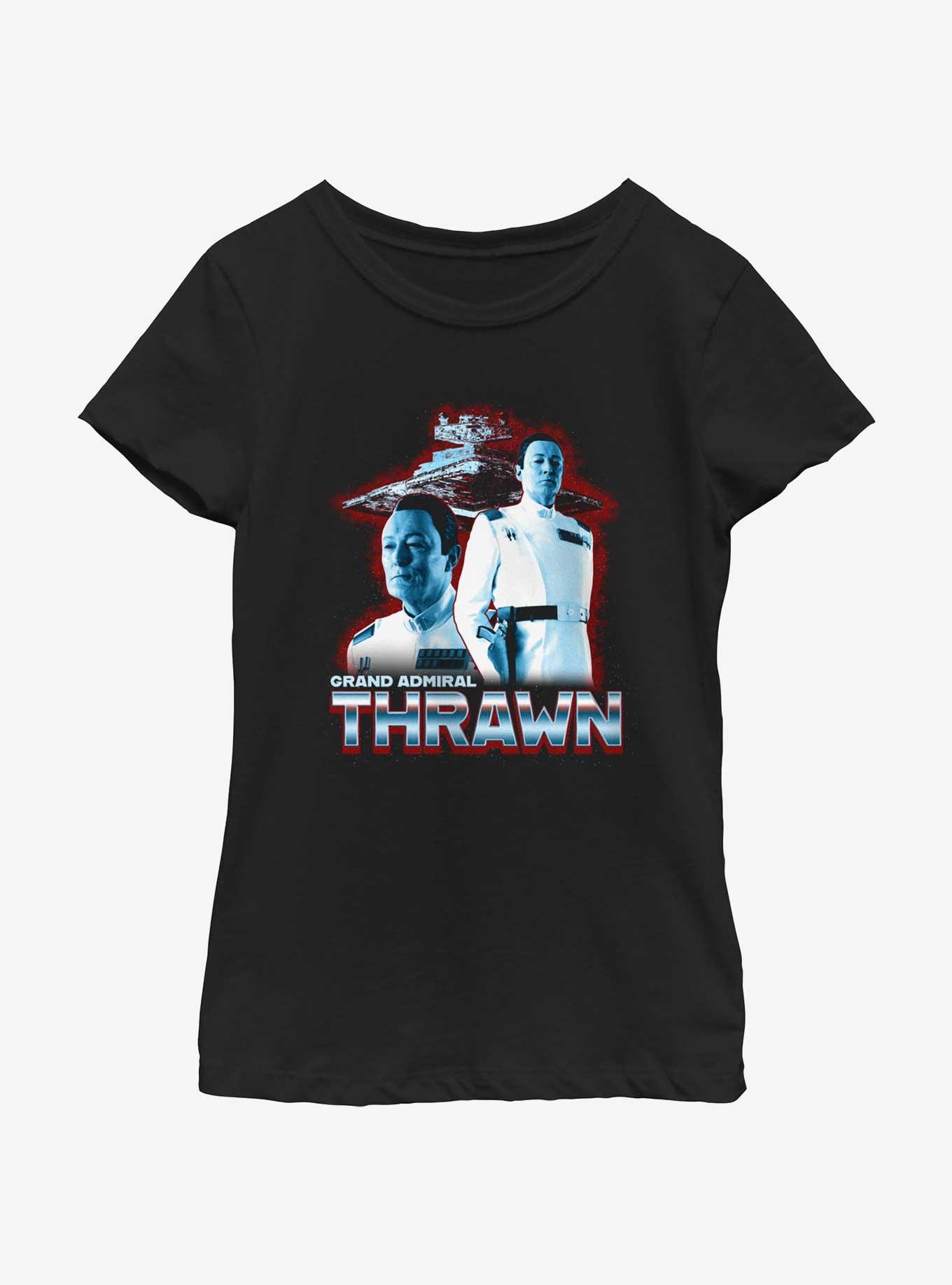 Star Wars Ahsoka Grand Admiral Thrawn Youth Girls T-Shirt BoxLunch Web Exclusive, , hi-res