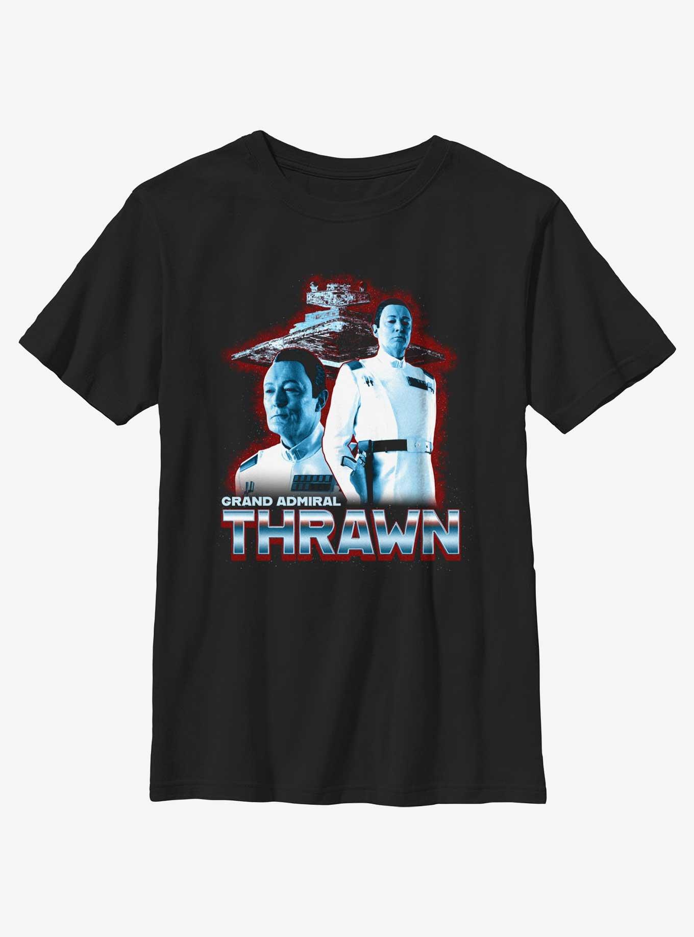 Star Wars Ahsoka Grand Admiral Thrawn Youth T-Shirt BoxLunch Web Exclusive, , hi-res